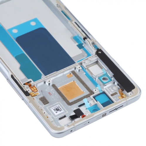 Plaque de lunette LCD de boîtier d'origine avant pour Xiaomi 11T / 11T Pro 21081111RG 2107113SG (argent) SH690S773-07