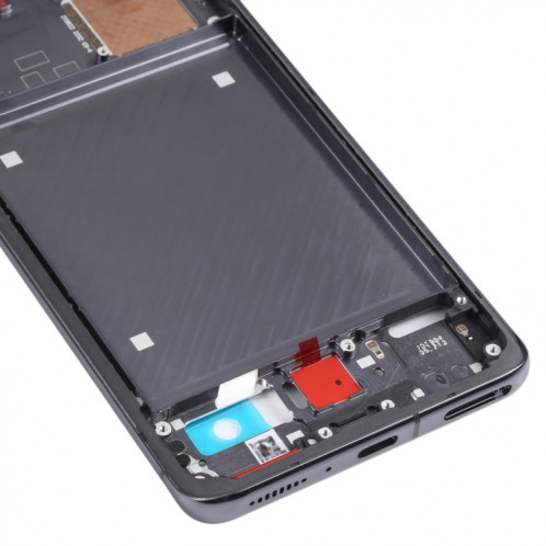 Plaque de lunette LCD de boîtier avant d'origine pour Xiaomi Mi 11 PRO M2102K1AC (Noir) SH692B536-07