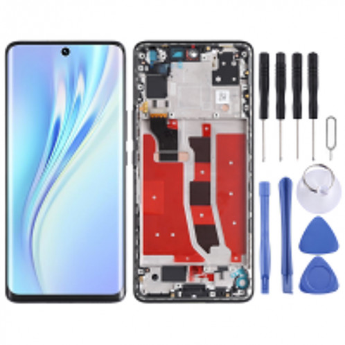 Écran LCD d'origine et numériseur Assemblage complet avec cadre pour l'honneur V40 Lite (Noir) SH718B1234-07