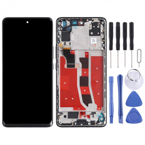 Écran LCD d'origine et numériseur Assemblage complet avec cadre pour l'honneur V40 Lite (Noir) SH718B1234-07