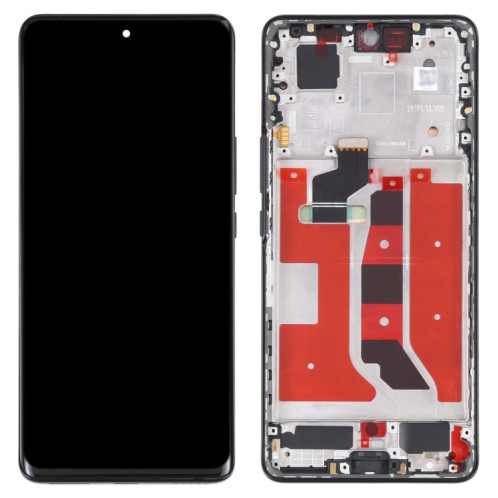 Écran LCD OLED d'origine pour Honor 50 Digitizer Full Assembly avec cadre (noir) SH723B926-05
