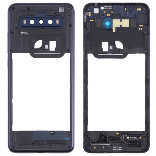 Plaque de lunette centrale originale pour TCL 10 SE T766H_EEA (bleu) SH729L820-06