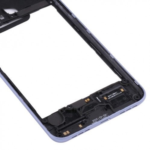 Plaque de lunette centrale originale pour TCL 10 SE T766H_EEA (argent) SH729S947-06