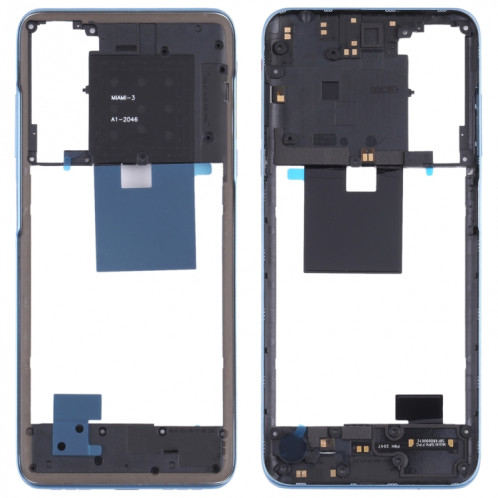 Plaque de lunette de cadre secondaire originale pour TCL 20S (bleu) SH738L350-06
