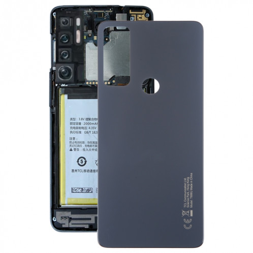 Couvercle arrière de la batterie d'origine pour TCl 20 R 5G (gris) SH39HL822-07
