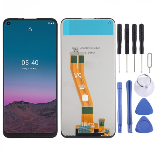 Écran LCD et numériseur Assemblage complet de Nokia 5.4 TA-1333 TA-1340 TA-1337 TA-1328 TA-1325 (Noir) SH51BL1946-07
