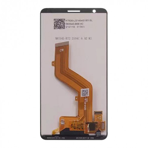 Écran LCD OEM pour ZTE Blade A31 (2021) avec ensemble complet de numériseur (noir) SH765B1406-05