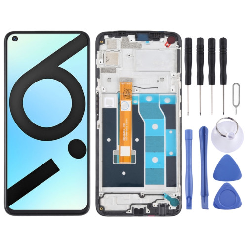 Écran LCD et numériseur complet avec cadre pour OPPO Realme 6i (Inde) / Realme 6s / Realme Narzo RMX2002 SH3839865-06