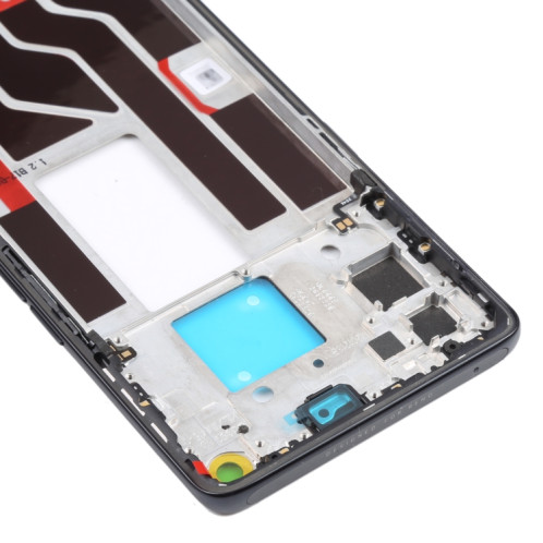 Plaque de lunette LCD de boîtier d'origine avant pour OPPO RealMe X7 Pro Ultra (Noir) SH846B438-06