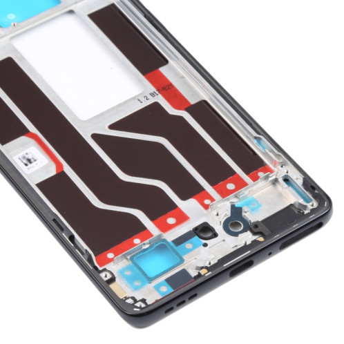 Plaque de lunette LCD de boîtier d'origine avant pour OPPO RealMe X7 Pro Ultra (Noir) SH846B438-06