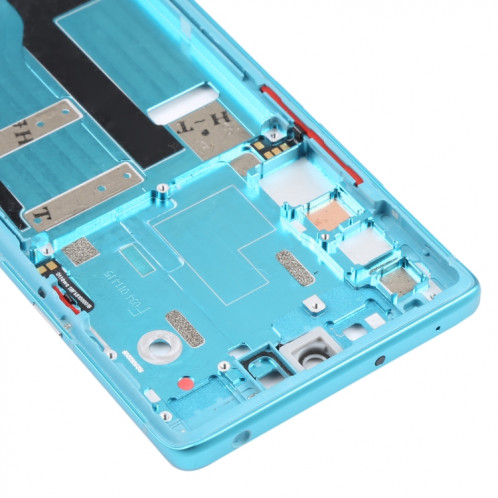 Plaque de lunette d'écran LCD de boîtier avant pour TCL 20 PRO 5G (bleu) SH847L1339-06