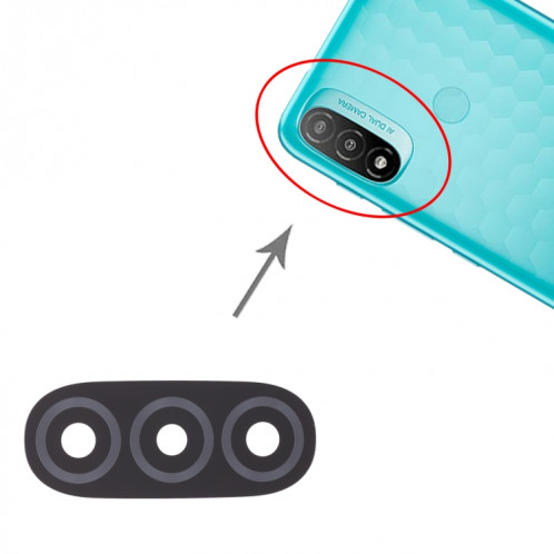 10 PCS BACK Camera Lens pour Motorola Moto E20 XT2155 XT2155-1 SH38811204-04