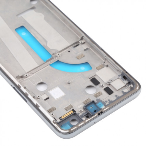 Plaque de lunette LCD de boîtier d'origine avant pour Motorola Moto G100 XT2125 XT2125-4 (argent) SH895S466-07