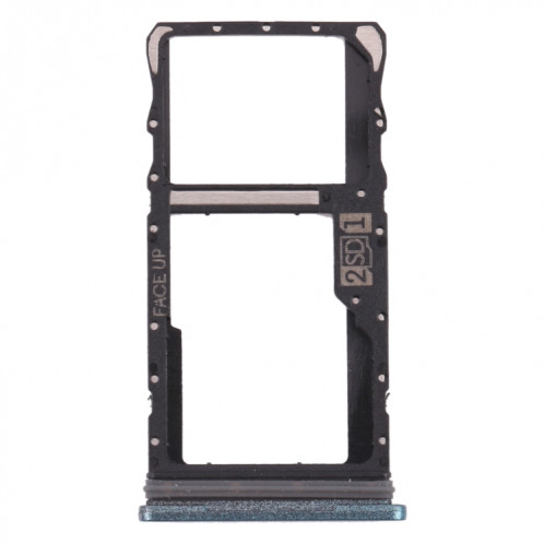 Plateau de carte SIM + plateau de cartes Micro SD pour Motorola Moto G50 (vert) SH898G184-04
