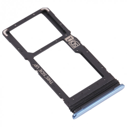 Plateau de carte SIM + plateau de cartes Micro SD pour Motorola Moto G100 (bleu) SH899L754-04