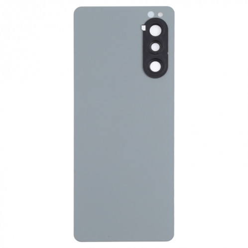 Couverture arrière de la batterie avec couvercle de la lentille de caméra pour Sony Xperia 5 II (gris) SH00HL1517-06