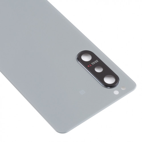 Couverture arrière de la batterie avec couvercle de la lentille de caméra pour Sony Xperia 5 II (gris) SH00HL1517-06