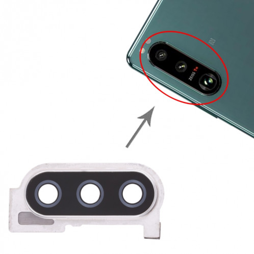Cache d'objectif de caméra pour Sony Xperia 10 III (argent) SH901S612-04