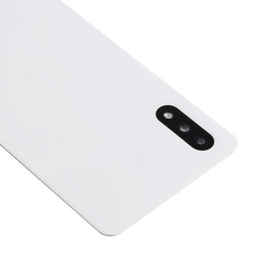 Couverture arrière de la batterie avec couvercle de la lentille de caméra pour Sony Xperia Ace II SO-41B (Blanc) SH02WL624-06