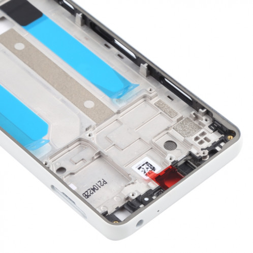 Plaque de lunette de cadre moyen pour Sony Xperia Ace II SO-41B (blanc) SH903W1778-06