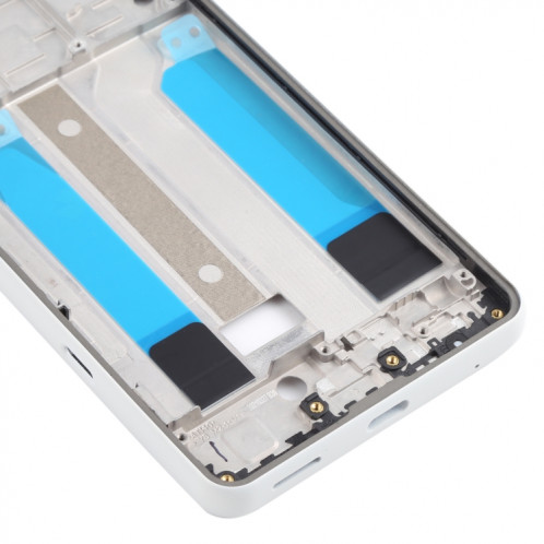 Plaque de lunette de cadre moyen pour Sony Xperia Ace II SO-41B (blanc) SH903W1778-06