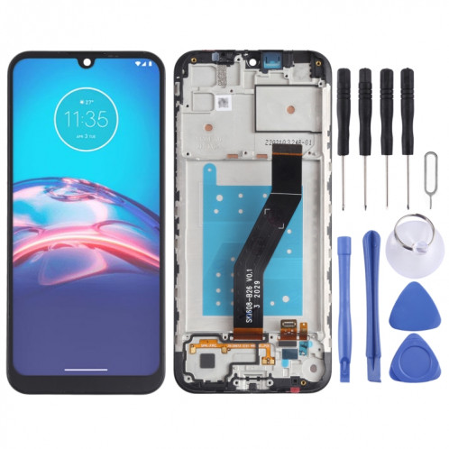 Écran LCD et numériseur Assemblage complet avec cadre pour Motorola Moto E6i XT2053-5 (Noir) SH905B1660-07