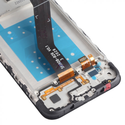 Écran LCD et numériseur Assemblage complet avec cadre pour Motorola Moto E6i XT2053-5 (Noir) SH905B1660-07