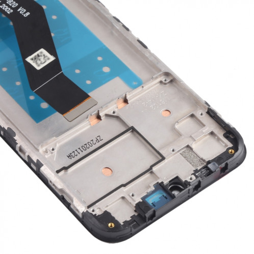 Écran LCD et numérisation Assemblage complet avec cadre pour Motorola Moto E6S XT2053 XT2053-2 (Noir) SH906B386-07