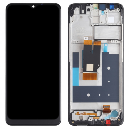 Écran LCD et numériseur Assemblage complet avec cadre pour Nokia 2.4 TA-1277 TA-1275 TA-1274 TA-1270 (Noir) SH15BL1224-07