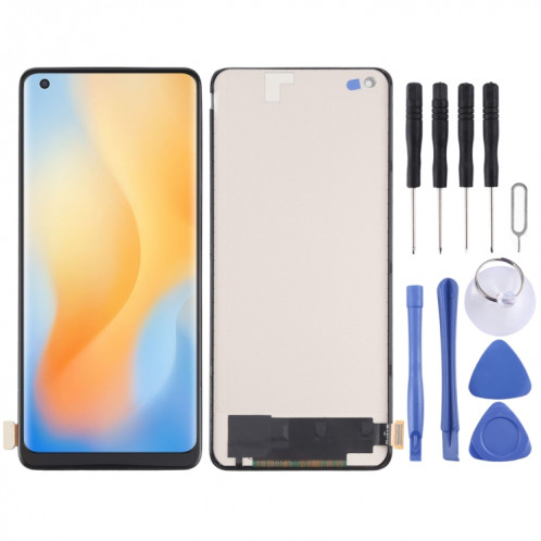 Écran LCD en matériau TFT et ensemble complet de numériseur (ne prenant pas en charge l'identification des empreintes digitales) pour vivo X50 Pro V2005A SH3922805-06