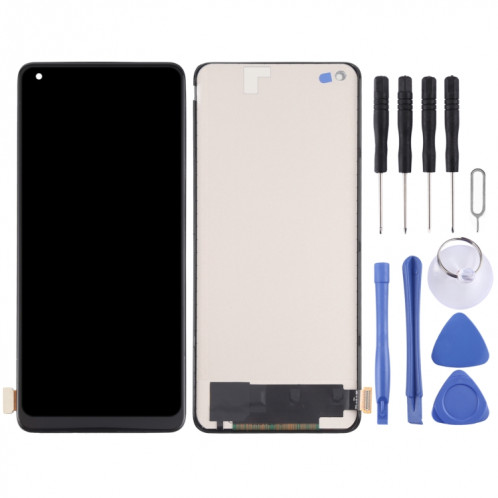 Écran LCD en matériau TFT et ensemble complet de numériseur (ne prenant pas en charge l'identification des empreintes digitales) pour vivo X50 Pro V2005A SH3922805-06