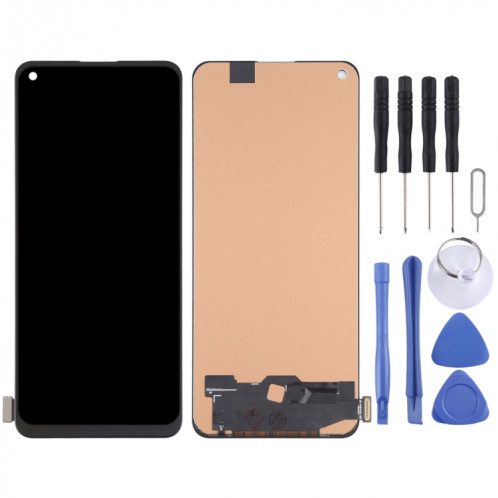 Matériel TFT Écran LCD et numériseur Assemblage complet (non prenant en charge l'identification d'empreinte digitale) pour Oppo Reno5 F / Reno5 Z / Reno5 Lite / CPH2217 CHP2211 CPH2205 SH3929610-06