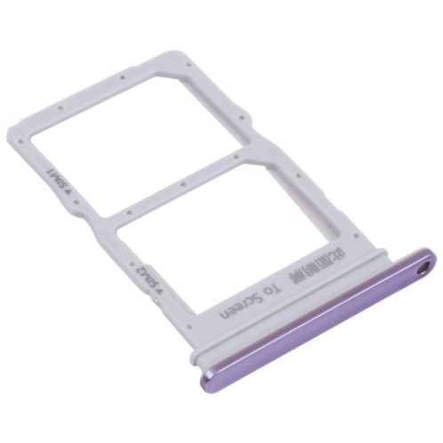 Plateau de carte SIM + plateau de carte SIM pour Huawei Nova 8 SE Youth (Violet) SH994P1468-04