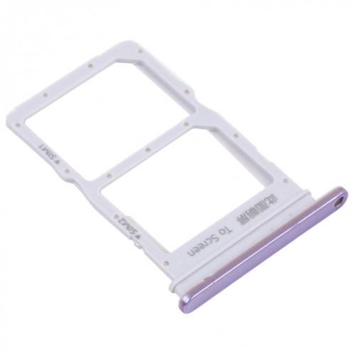 Plateau de carte SIM + plateau de carte SIM pour Huawei Nova 8 (violet) SH995P264-04