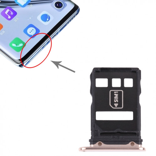 Bac de carte NM + Plateau de carte SIM pour Huawei Mate 40E 4G (Gold) SH997J1777-04