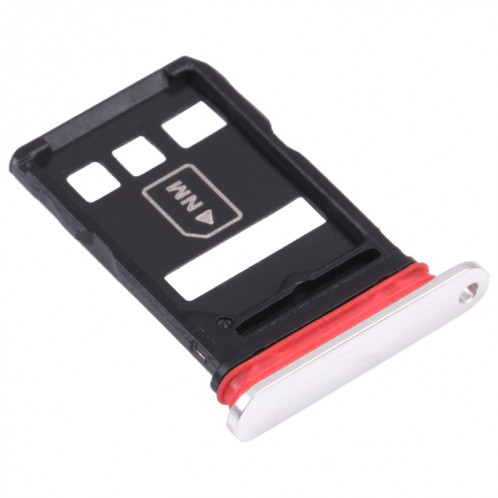 Bac de carte NM + Plateau de carte SIM pour Huawei Mate 40e 4G (argent) SH997S60-04