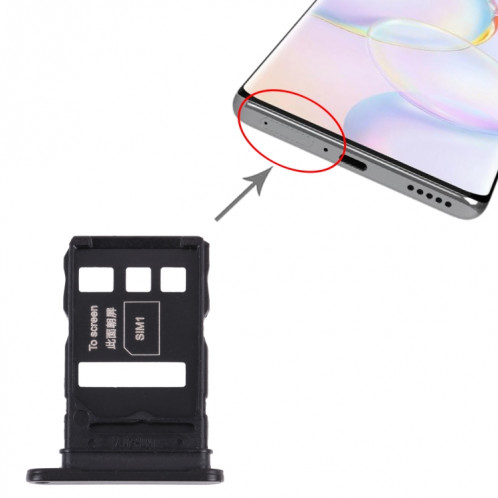 Plateau de carte SIM + Plateau de carte SIM pour l'honneur 50 (Noir) SH999B477-04