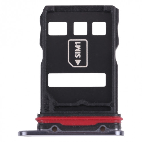 Plateau de carte SIM + Bac de carte NM pour Huawei Mate 40 Pro + (Noir) SH004B737-04
