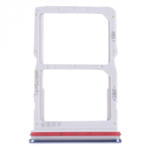Plateau de carte SIM + Bac de carte NM pour Huawei Nova 7 SE 5G Youth (Bleu) SH005L500-04