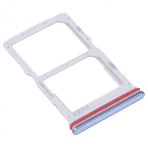 Plateau de carte SIM + Bac de carte NM pour Huawei Nova 7 SE 5G Youth (Bleu) SH005L500-04