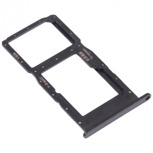Plateau de carte SIM + plateau de carte SIM / plateau de carte micro SD pour Huawei Profitez de 20 5g (Noir) SH006B1036-04