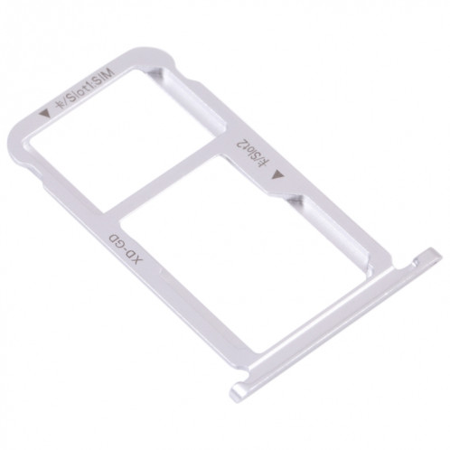 Plateau de carte SIM + plateau de carte SIM / plateau de carte micro SD pour l'honneur 9x Lite (argent) SH007S374-04