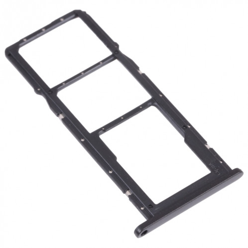 Plateau de carte SIM + plateau de carte SIM + plateau de carte micro SD pour l'honneur 9A (Noir) SH008B1585-04