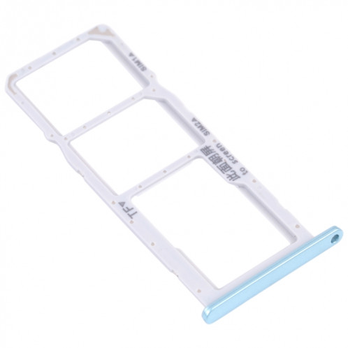 Plateau de carte SIM + plateau de carte SIM + plateau de carte micro SD pour l'honneur 9a (bleu) SH008L429-04