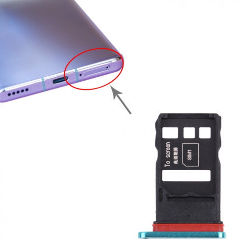Plateau de carte SIM + Plateau de carte SIM pour Honor 30 Pro + SH009G920-04