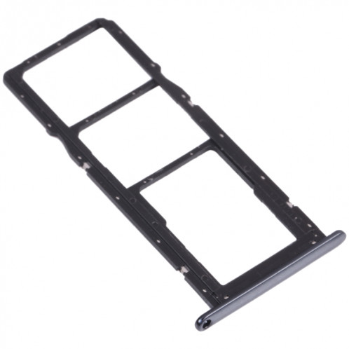 Plateau de carte SIM + plateau de carte SIM + plateau de carte micro SD pour Huawei Y6 Prime (2018) (Noir) SH013B1972-04