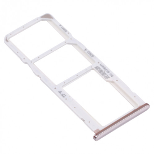 Plateau de carte SIM + plateau de carte SIM + plateau de cartes Micro SD pour Huawei Y7 (2018) (Argent) SH014S1330-04