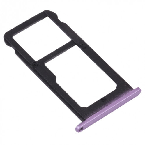 Plateau de carte SIM + plateau de carte SIM / plateau de carte micro SD pour le jeu d'honneur (violet) SH015P150-04