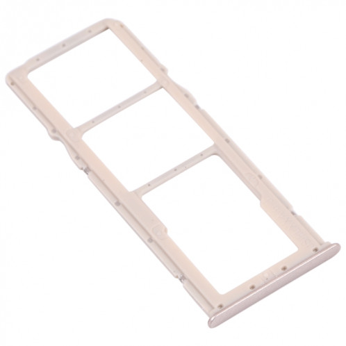 Plateau de carte SIM + plateau de carte SIM + plateau de cartes Micro SD pour Huawei Y9 (2018) (Or) SH016J1495-04