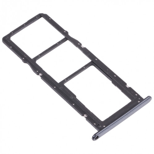 Plateau de carte SIM + plateau de carte SIM + plateau de carte micro SD pour Huawei Y6 (2018) (Noir) SH017B1047-04